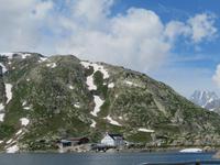 Fahrt über den Grimselpass - Grimselsee