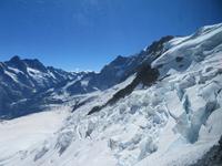 Ausflug zum Jungfraujoch - Blick ins Eismeer