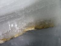 Ausflug zum Jungfraujoch - Eispalast - Sägespäne die im Jahr 1947 zum Schutz vor Hitze auf den Gletscher aufgebracht worden