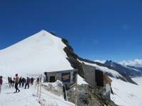 Ausflug zum Jungfraujoch - Blick vom Plateau zur Sphinx