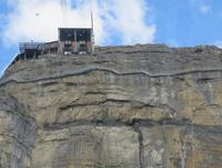 Ausflug zum Schilthorn -Birg Blick zum Thrill-Walk