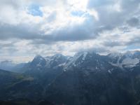 Ausflug zum Schilthorn - Blick zu Eiger, Mönch und Jungfrau