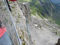 Ausflug zum Schilthorn -Birg Blick zum Thrill-Walk