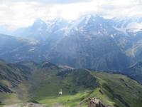 Ausflug zum Schilthorn -Birg  - Blick zu Eiger, Mönch und Jungfrau