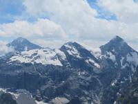 Ausflug zum Schilthorn- Blick zum Lauberbreithorn, zur Tschingelspitze und zum Gespaltenenhorn