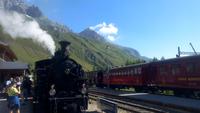 Furka-Dampfbahn, Fahrt von Realp nach Oberwald