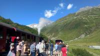 Furka-Dampfbahn, Fahrt von Realp nach Oberwald