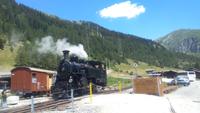 Furka-Dampfbahn, Fahrt von Realp nach Oberwald