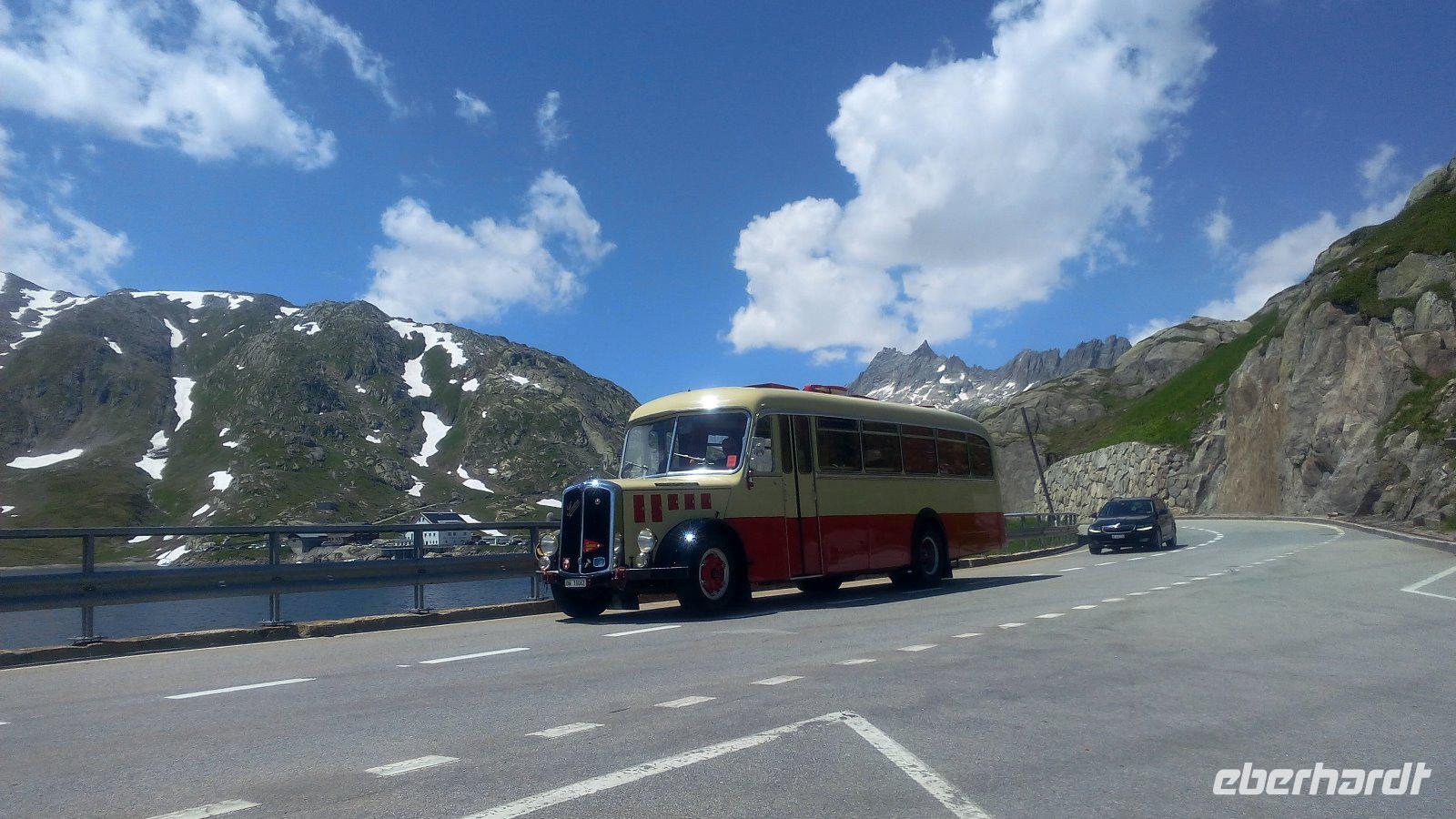 Grimselpass, Fahrt entlang der Passstraße