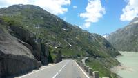 Grimselpass, Fahrt entlang der Passstraße