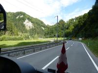 Auf der Fahrt nach Davos