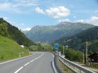 Auf der Fahrt nach Davos