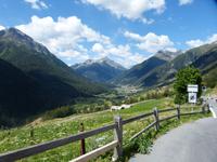 Blick von Guarda nach Susch