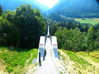 Die Bellwald-Hängebrücke