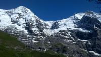 Kleine Scheidegg, Blick zum Jungfraujoch