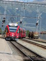Fahrt mit dem Bernina-Express