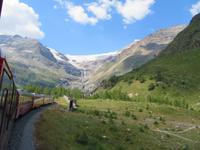 Fahrt mit dem Bernina-Express