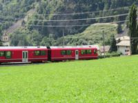 Fahrt mit dem Bernina-Express - Brusio