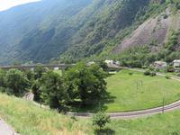 Fahrt mit dem Bernina-Express - Kreisviadukt Brusio