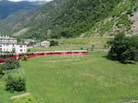 Fahrt mit dem Bernina-Express  - Kreisviadukt Brusio