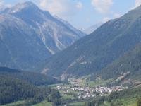Engadin-Rundfahrt - Guarda - Blick ins Inntal