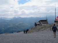 Davos -Ausflug auf den Weissfluh-Gipfel