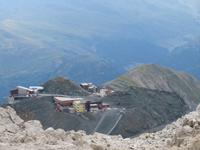 Davos -Ausflug auf den Weissfluh-Gipfel - Blick zum WEissfluhjoch