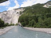 Fahrt mit dem Glacier-Express - die Rheinschlucht