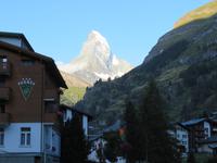 Zermatt -Matterhorn und Hotel Perren