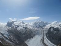 Zermatt - Ausflug zum Gornergrat - Blick zur Duforspitze