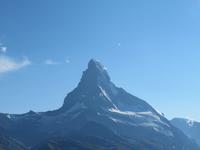Folklore-Abend auf Sunnegga - Blick zum Matterhorn