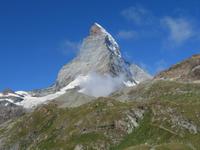 Zermatt - Ausflug auf das Kleine Matterhorn - Blick von Schwarzsee zum Matterhorn