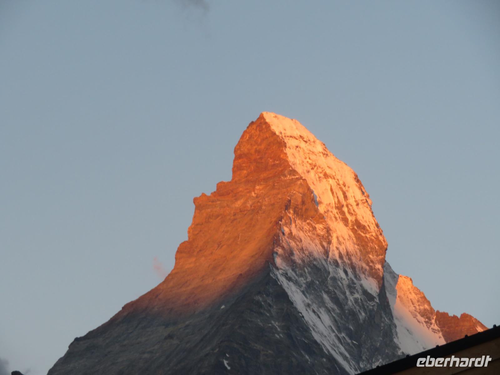 Zermatt - Sonnenaufgang am Matterhorn