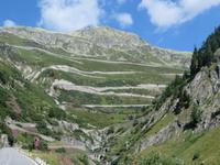 Fahrt zur Schwägalp - Blick auf die Grimselpass-Straße