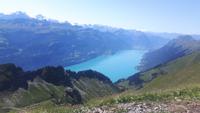 Ausblick vom Brienzer Rothorn auf den Brienzer See