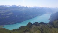 Ausblick vom Brienzer Rothorn auf den Brienzer See
