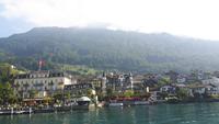 Dampfschifffahrt auf dem Vierwaldstätter See von Luzern nach Vitznau (Weggis)