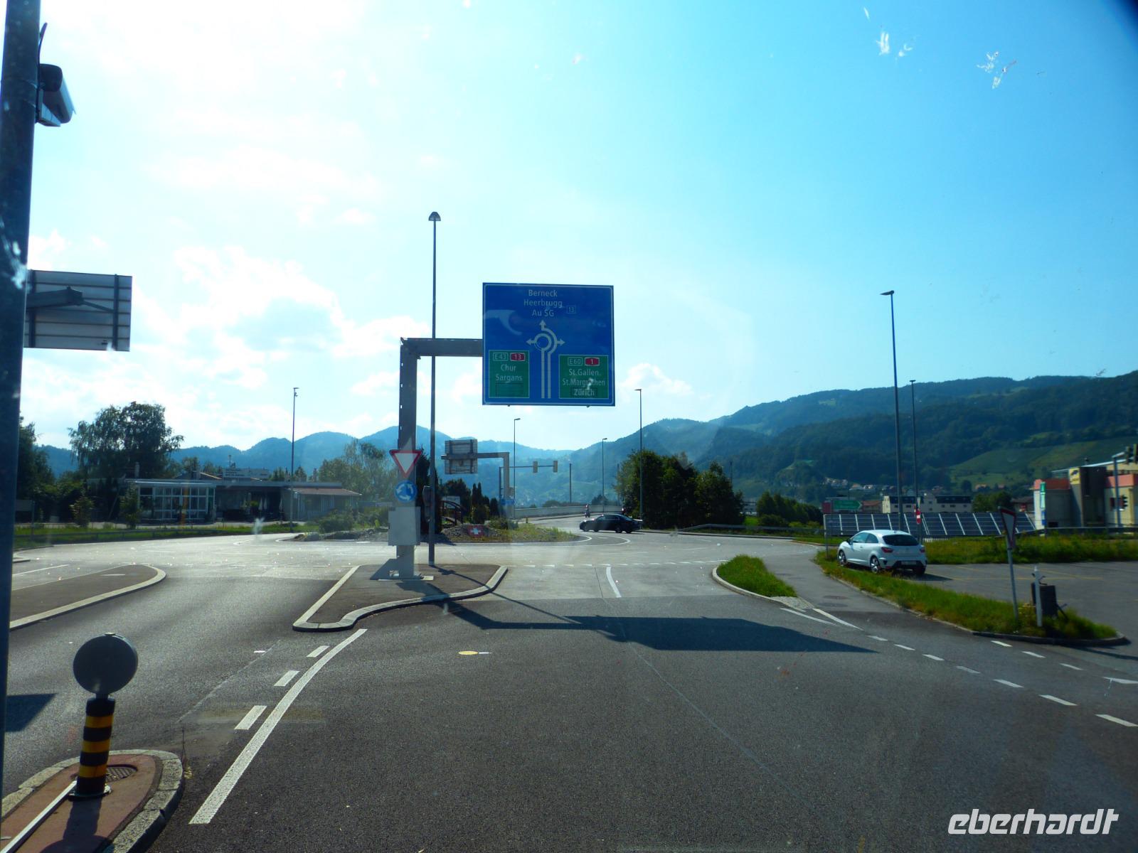 Wir erreichen die Schweiz