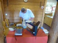 Das Raclette wird zubereitet