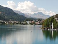 Am See von St. Moritz