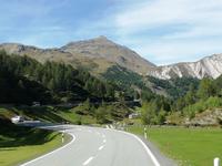 Busfahrt auf der Berninastraße