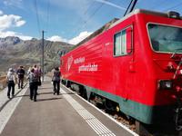 Kurzer Halt oberhalb von Andermatt
