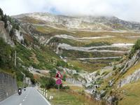 Blick zur Grimselpassstraße