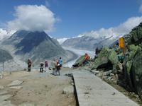 Über dem Aletschgletscher
