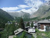 Blick auf Saas Fee