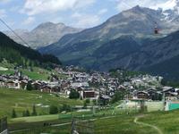 Blick auf Saas Fee