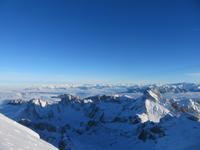 auf dem Säntis - Blick in die Berner Alpen