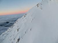 Talfahrt vom Säntis - Sonnenuntergang