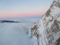 Talfahrt vom Säntis - Sonnenuntergang