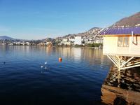 Fahrt von Basel nach Brig, Pause in Montreux am Genfersee